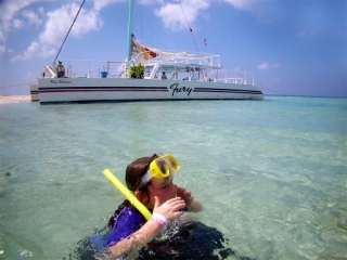 Snorkel en aguas poco profundas